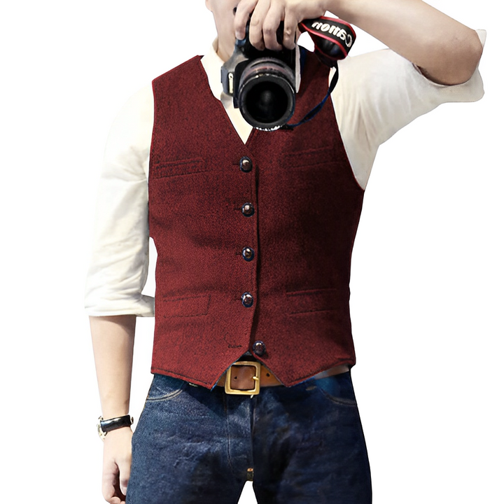 🔥Hot Sale Deals-Men's Slim Fit Casual Business Vest