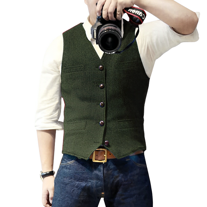 🔥Hot Sale Deals-Men's Slim Fit Casual Business Vest