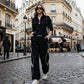 Women's Half-Zip Casual Tracksuit Set