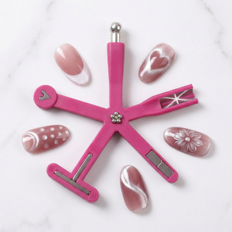 8-in-1 Cat-Eye Nail Magnet Tool