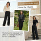 Women's High-Waist Wide-Leg Trousers