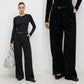 Women's High-Waist Wide-Leg Trousers