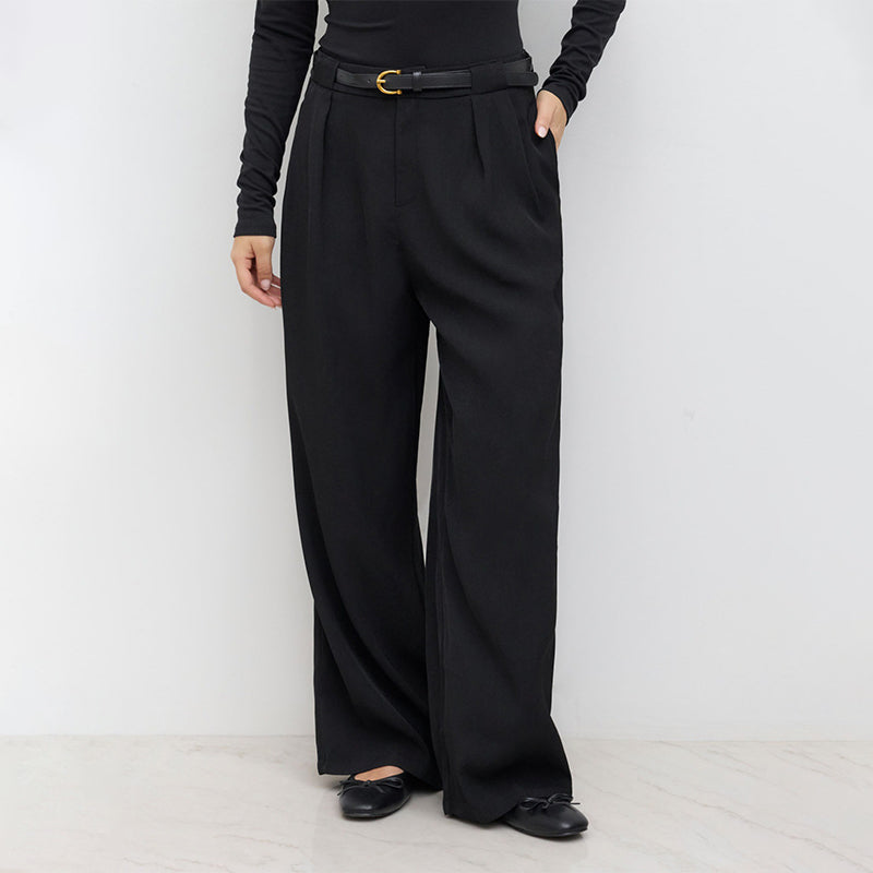 Women's High-Waist Wide-Leg Trousers
