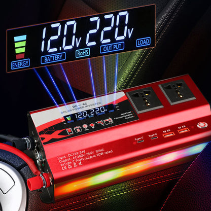 🔥49% OFF!🚗⚡Multi-Port Power Inverter for Car