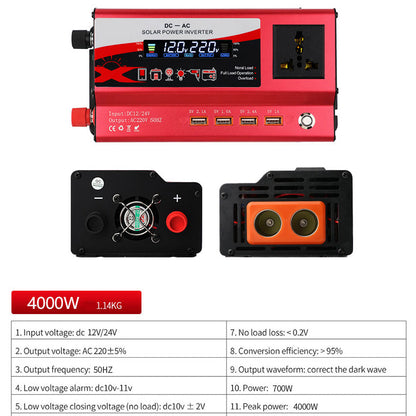 🔥49% OFF!🚗⚡Multi-Port Power Inverter for Car