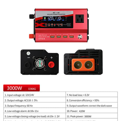 🔥49% OFF!🚗⚡Multi-Port Power Inverter for Car