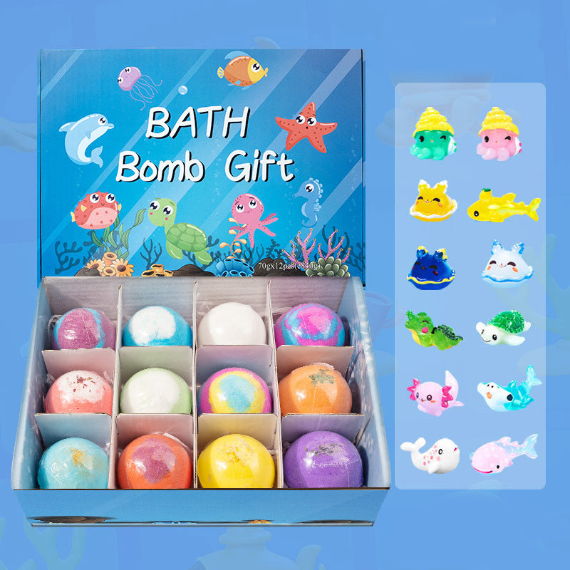 🔥LAST DAY 49% OFF - 🛁 Natural Bath Bombs for Kids with Mega Bubbles & Surprise Inside 🥚✨