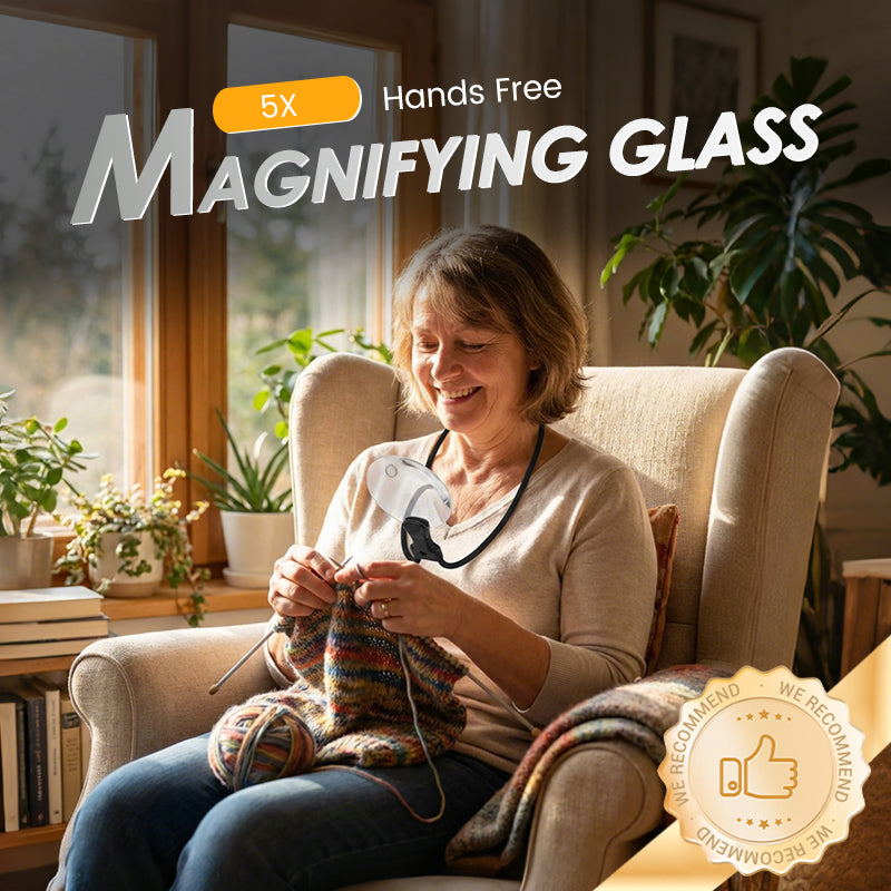 💐50% OFF ! 5X Magnifier for Nails & Jewelry – Hands Free Precision 💅💎【Flash Price】