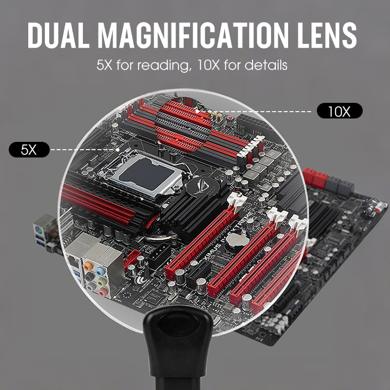💐50% OFF ! 5X Magnifier for Nails & Jewelry – Hands Free Precision 💅💎【Flash Price】