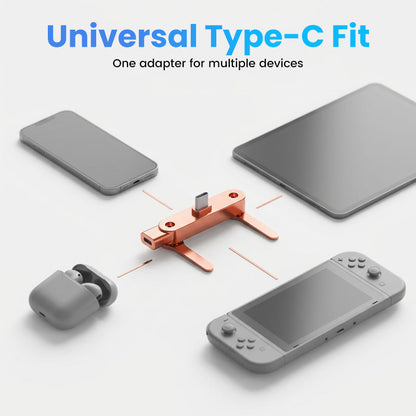 Fast Charging Adapter with 360° Foldable Phone Stand