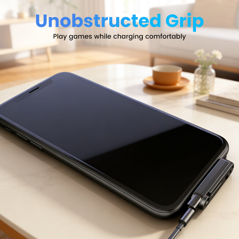 Fast Charging Adapter with 360° Foldable Phone Stand