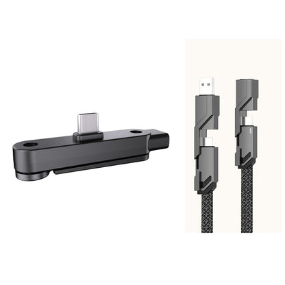 Fast Charging Adapter with 360° Foldable Phone Stand