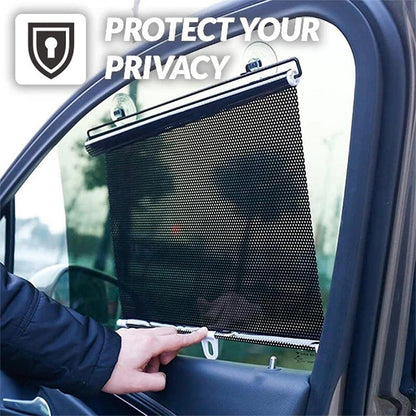 Retractable Window Roller Sunshade for Car & Room