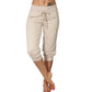 🩳 LIMITED-TIME 50% OFF! ✨ Cropped Sweatpants – Drawstring Waist, Side Pockets, Cuffed, Soft ✨