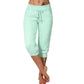 🩳 LIMITED-TIME 50% OFF! ✨ Cropped Sweatpants – Drawstring Waist, Side Pockets, Cuffed, Soft ✨