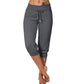 🩳 LIMITED-TIME 50% OFF! ✨ Cropped Sweatpants – Drawstring Waist, Side Pockets, Cuffed, Soft ✨