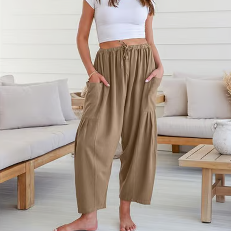 💖LAST DAY SPECIAL PRICE: ￡18.99!!💖Women's Solid Color Wide Leg Pants