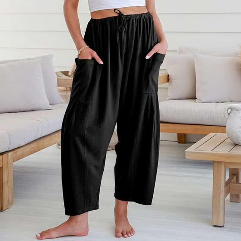 💖LAST DAY SPECIAL PRICE: ￡18.99!!💖Women's Solid Color Wide Leg Pants