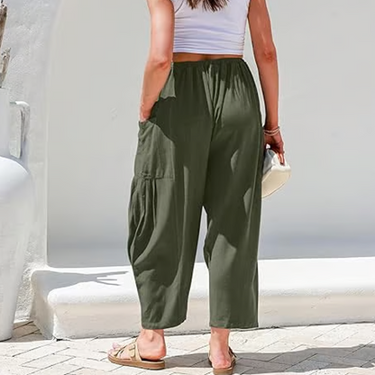 💖LAST DAY SPECIAL PRICE: ￡18.99!!💖Women's Solid Color Wide Leg Pants