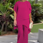 🌸48% OFF New🌸 Irregular Design Two-Piece Set 🎁High-Waist Wide-Leg Pants Outfit