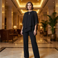 🎁New arrival 50% OFF💥 Elegant Asymmetrical Two-Piece Pant Set