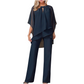 🎁New arrival 50% OFF💥 Elegant Asymmetrical Two-Piece Pant Set