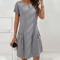 Spring Hot Sale 50% OFF!!🌿🌸Women's Half-Zip Button Pocket Dress