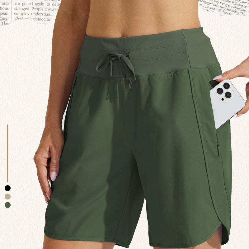 🌞Summer Hot Sale 49% OFF🩳Women's High-Waisted Quick-Dry Athletic Shorts