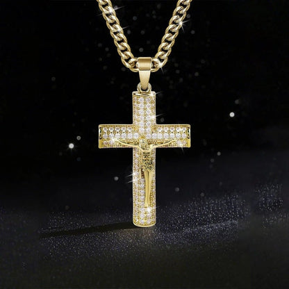💐50% OFF! Jesus Crucifix Pendant Necklace – Timeless & Elegant Design ⛪✨【Limited Offer】