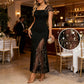 🎁New arrival 50% OFF💥Women's Sequin Patchwork Slit Maxi Dress