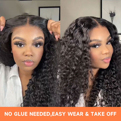 ISEE HAIR Human Hair Crochet Extensions Miracle Knots Pre-Separated 50g/Pack – Knotless Boho Braids, 4-5 Packs for Full Head, Multiple Curly & Wave Textures