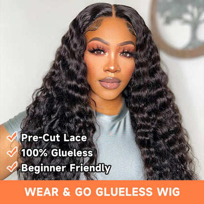 ISEE HAIR Human Hair Crochet Extensions Miracle Knots Pre-Separated 50g/Pack – Knotless Boho Braids, 4-5 Packs for Full Head, Multiple Curly & Wave Textures
