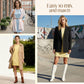 🌺 Hot Sale 49% OFF🌺Women's Crew Neck Casual Loose T-Shirt Dress