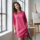 🌺 Hot Sale 49% OFF🌺Women's Crew Neck Casual Loose T-Shirt Dress