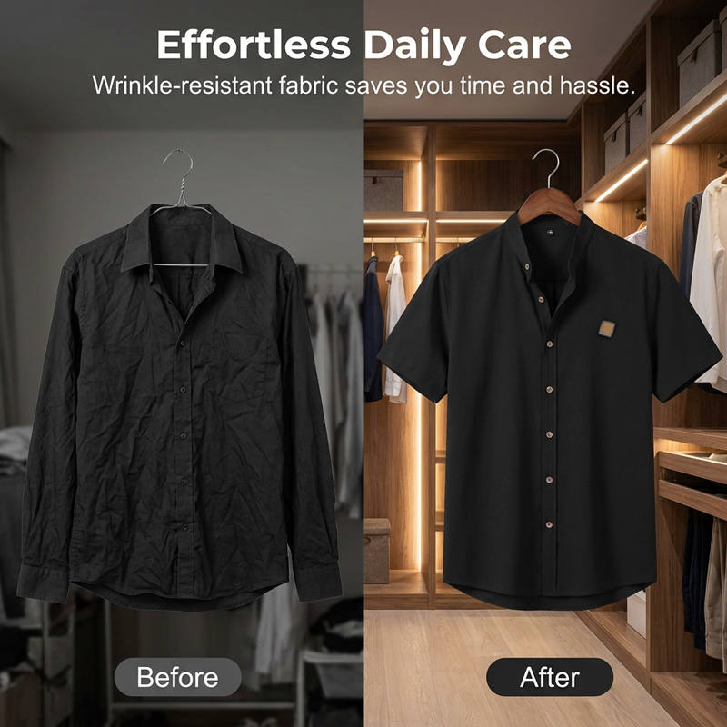 👔 FLASH SALE: 49% OFF! ☀️ Men's Summer Casual Button-Up Shirt – Stand Collar, Breathable & Relaxed Fit ✨Delivered within 5 working days!