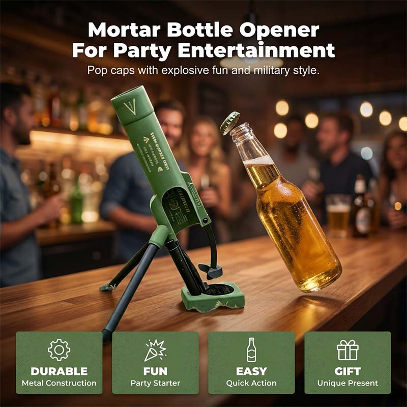 Mortar-Shaped Bottle Opener🍺