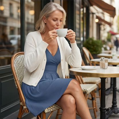 🥳Last Day Special Price ￡16.99!!🌿 49% OFF! Women‘s Ribbed Knit Romper – Breathable & skin-friendly, keeps shape. Flared skirt with hidden shorts, no riding up. 6 colors. Effortless everyday elegance. 👙✅