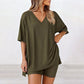 2026 Women's Spring & Summer Casual Loose Two-Piece Casual Suit