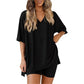 2026 Women's Spring & Summer Casual Loose Two-Piece Casual Suit