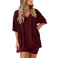 2026 Women's Spring & Summer Casual Loose Two-Piece Casual Suit