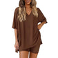 2026 Women's Spring & Summer Casual Loose Two-Piece Casual Suit