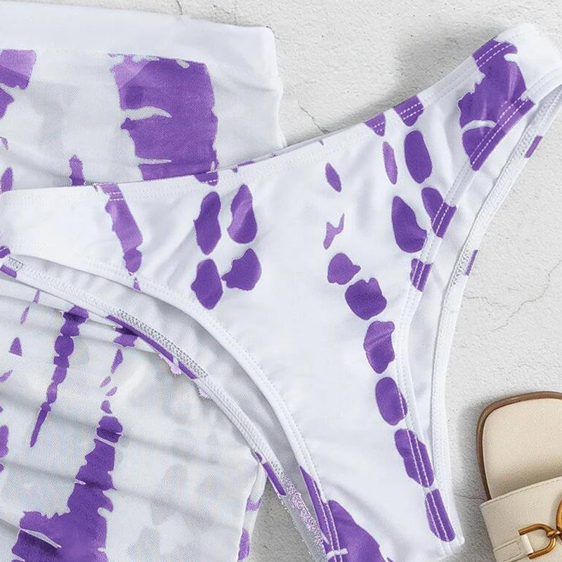 🌊60% OFF! Women's Ruched 3-Piece Bikini Set – Elegant, Charming 🏝️👗【Limited Offer】