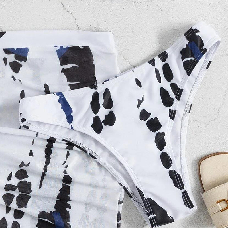 🌊60% OFF! Women's Ruched 3-Piece Bikini Set – Elegant, Charming 🏝️👗【Limited Offer】