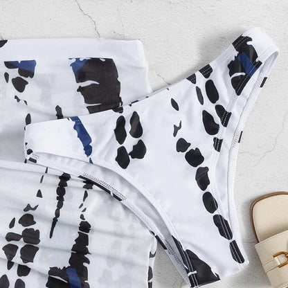 🌊60% OFF! Women's Ruched 3-Piece Bikini Set – Elegant, Charming 🏝️👗【Limited Offer】