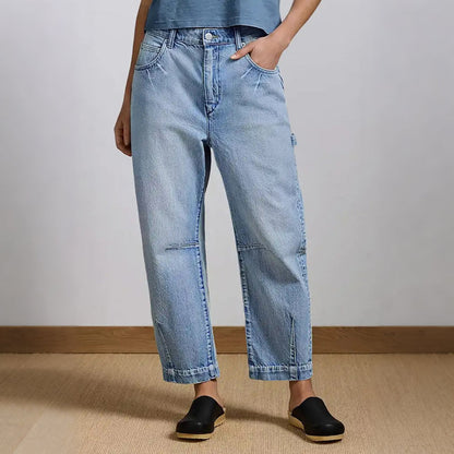 Stretch Comfort Curved Denim Pants