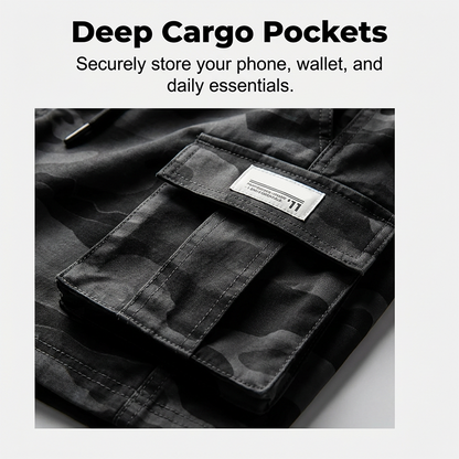 🩳 50% OFF NOW! ⏳ Men's Relaxed Fit Tactical Cargo Shorts – Multiple pockets, durable fabric & perfect for outdoor, work or daily wear 🔥