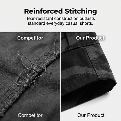 🩳 50% OFF NOW! ⏳ Men's Relaxed Fit Tactical Cargo Shorts – Multiple pockets, durable fabric & perfect for outdoor, work or daily wear 🔥