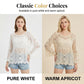 💐50% OFF !🌸 Women's Vintage-Inspired Lace Cover-Up Blouse – Delicate Lace, Flowy Fit & Perfect for Layering or a Romantic Look ✨ Only 29 item(s) left in stock!【Limited Offer】