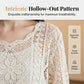💐50% OFF !🌸 Women's Vintage-Inspired Lace Cover-Up Blouse – Delicate Lace, Flowy Fit & Perfect for Layering or a Romantic Look ✨ Only 29 item(s) left in stock!【Limited Offer】