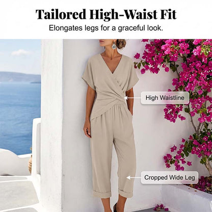 ⏰🔥LIMITED TIME 50% OFF! 💃 Elegant V-Neck Waist-Accent Dress – Instantly Create a Feminine, Flattering Look ✨👗